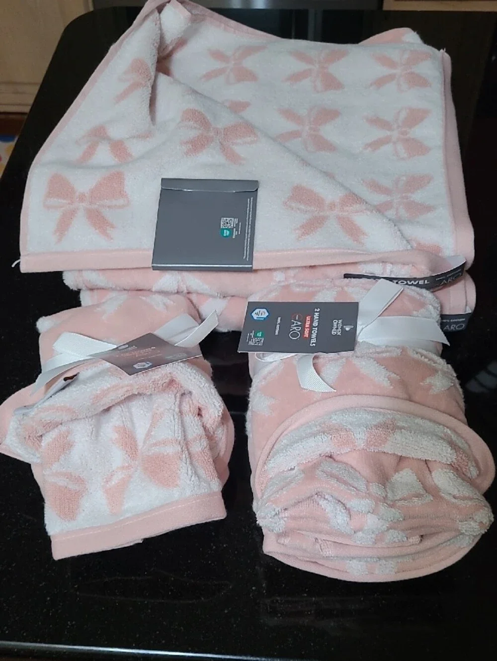 CARO Bows Bath Towel Set